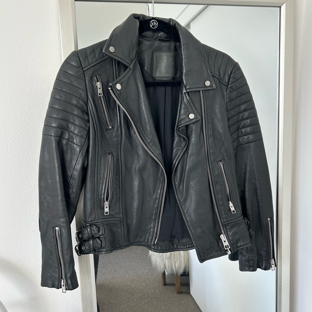 Limited Edition AllSaints Leather Biker Jacket
